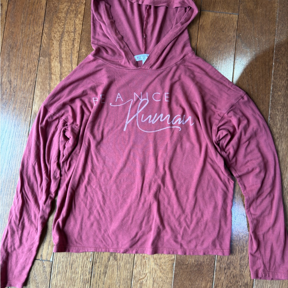 Kids Crop, lightweight hoodie